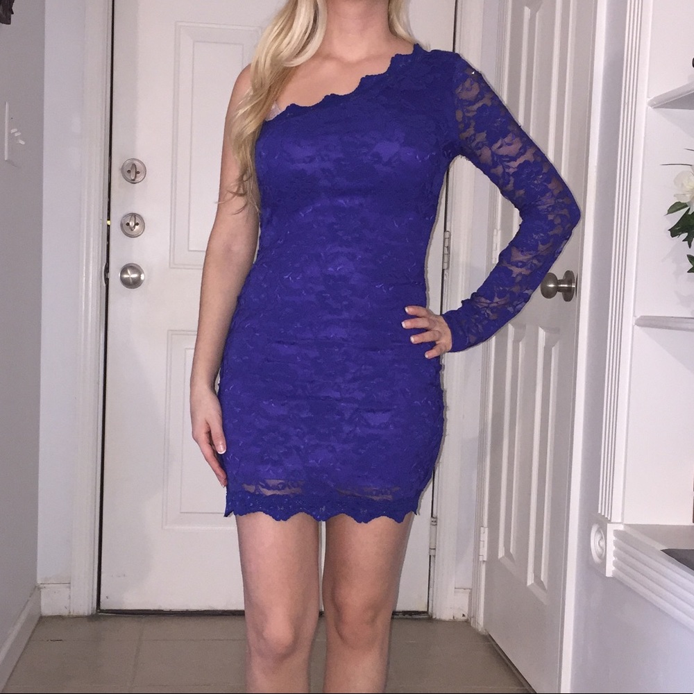 Blue Lace Dress